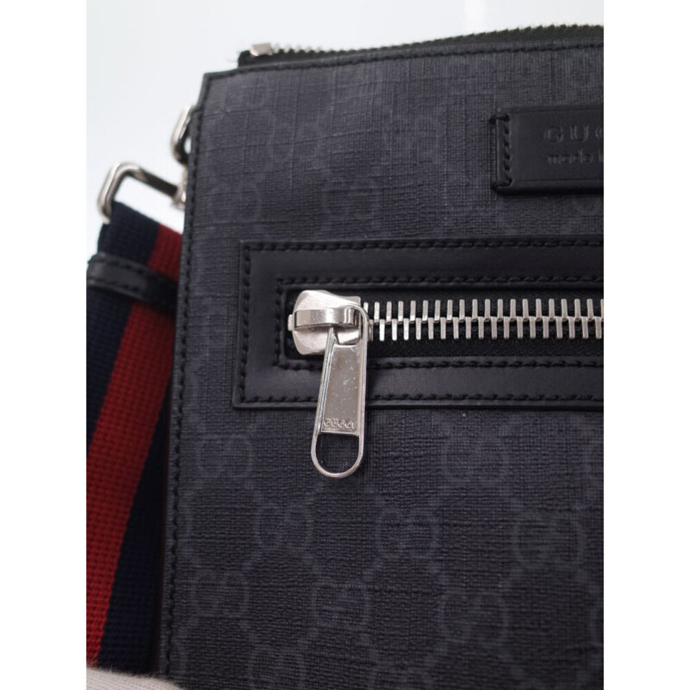 GUCCI GG Supreme Messenger Crossbody Bag Shoulder Black - Picture 7 of 9